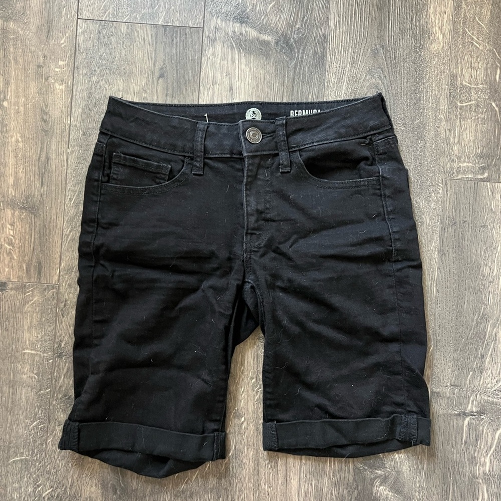 SO Black Bermuda Shorts